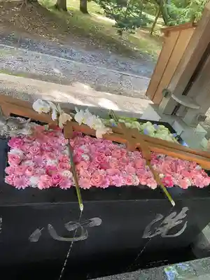 帯廣神社の手水舎