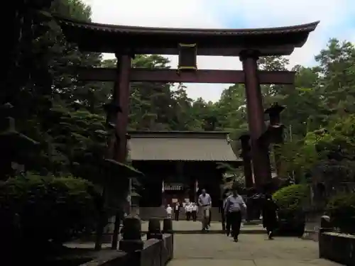 北口本宮冨士浅間神社の鳥居