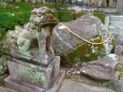 烏止野神社の狛犬