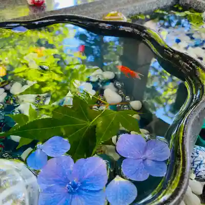 正一位 若草稲荷神社の手水舎