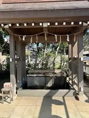 検見川神社の手水舎
