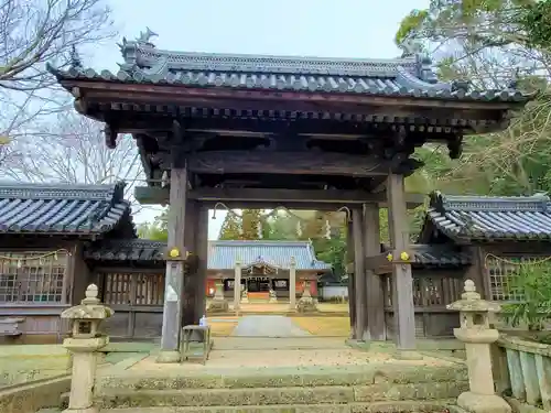 小野住吉神社の山門・神門