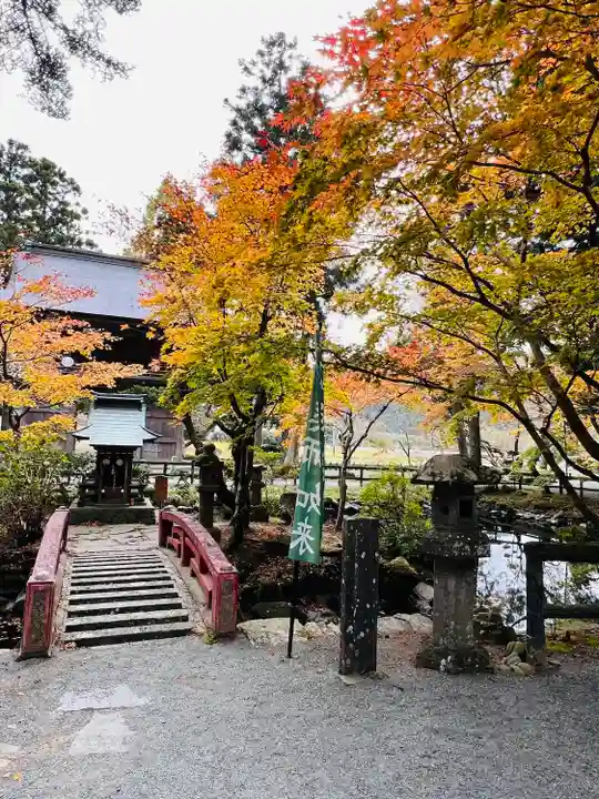 横山不動尊の庭園