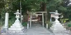 柚井宇賀神社の鳥居