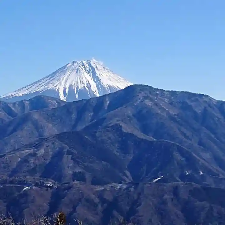 身延山奥之院思親閣の景色