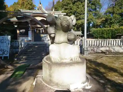 北新羽杉山神社の狛犬