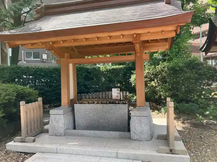 蒲田八幡神社の手水舎