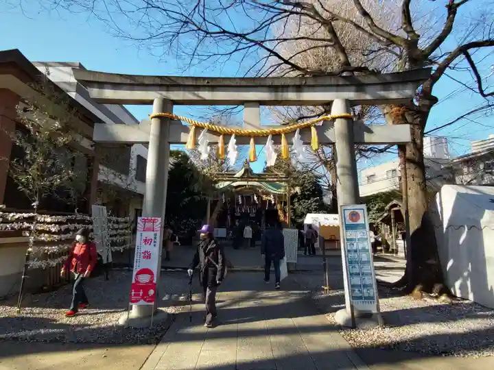 大鳥神社の鳥居