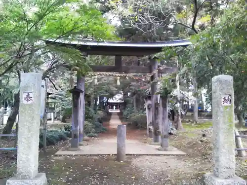 國王神社の鳥居