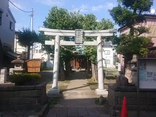 胡録神社の鳥居