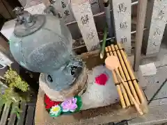 露天神社（お初天神）の手水