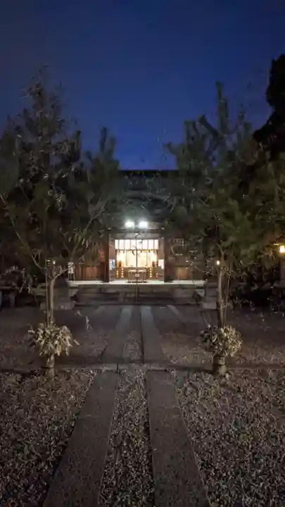 溝旗神社(肇國神社)の本殿・本堂