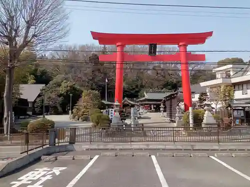 武州柿生琴平神社の鳥居