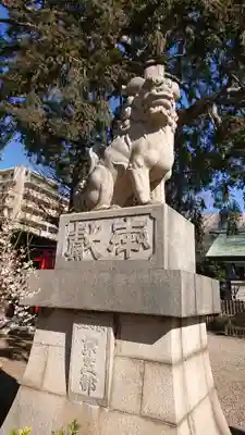 下神明天祖神社の狛犬