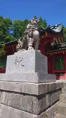 日光二荒山神社中宮祠の狛犬