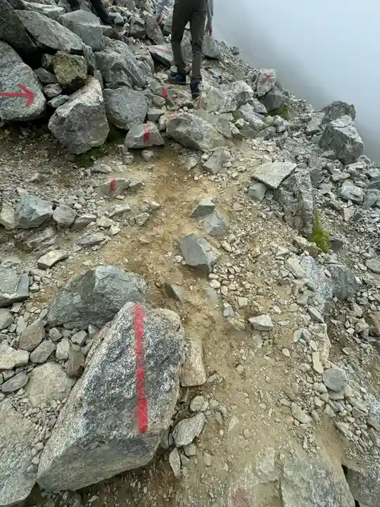 雄山神社峰本社の自然