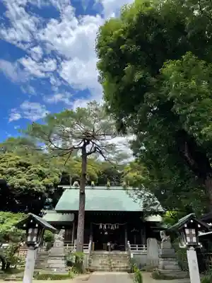 用賀神社の本殿・本堂