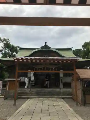 坐摩神社の本殿・本堂