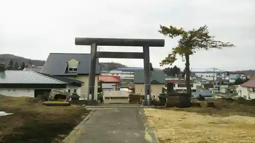 早来神社の鳥居