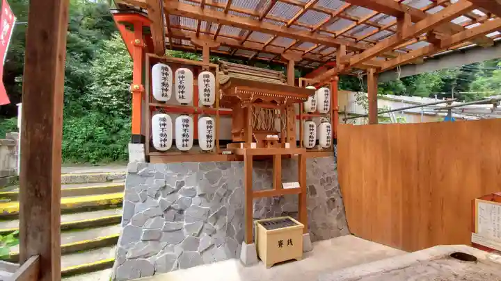 明竹稲荷宮 腰神不動神社の本殿・本堂