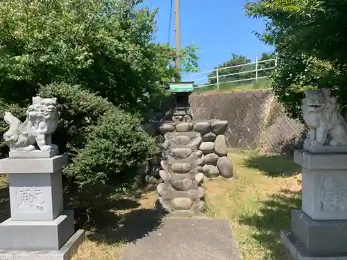 川先神社の狛犬