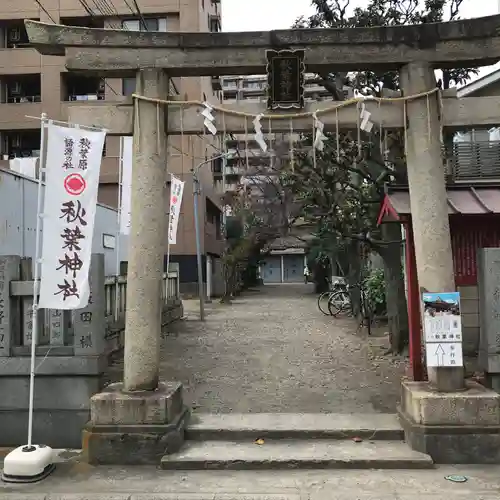 秋葉神社の鳥居
