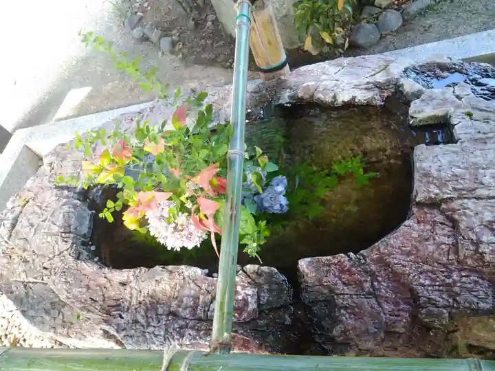 阿智神社の手水舎