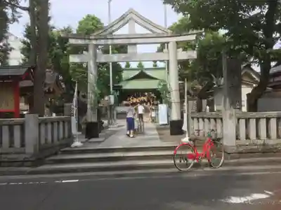 お三の宮日枝神社の鳥居