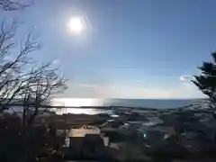 白糠厳島神社の景色