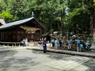 諏訪大社下社春宮のお祭り