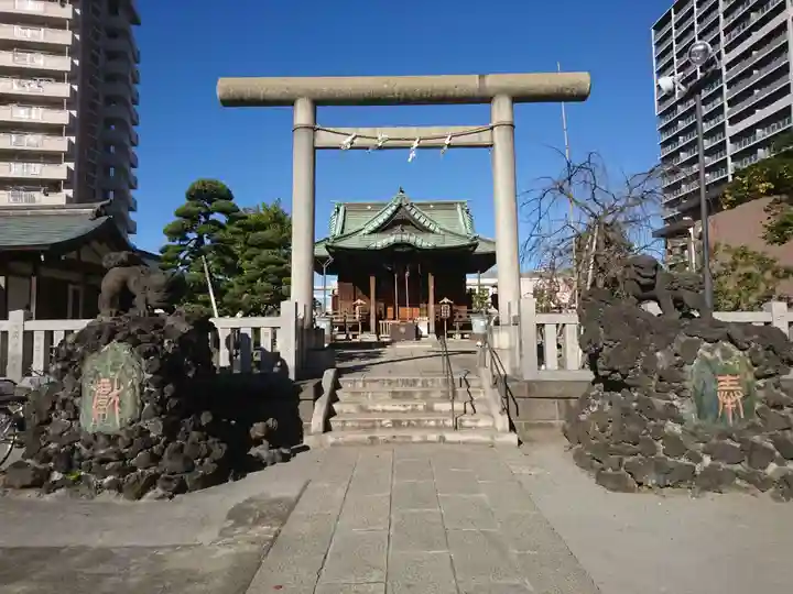 胡録神社の鳥居