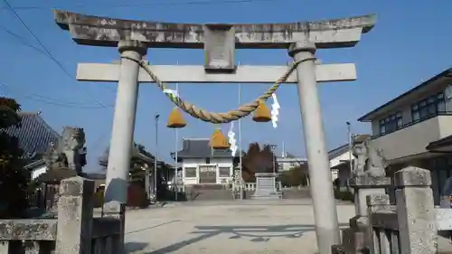 貝津神社の鳥居