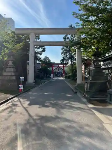 善知鳥神社の鳥居