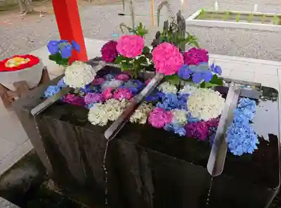 美濃國一宮　南宮大社の手水舎