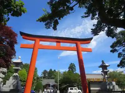 湯倉神社の鳥居