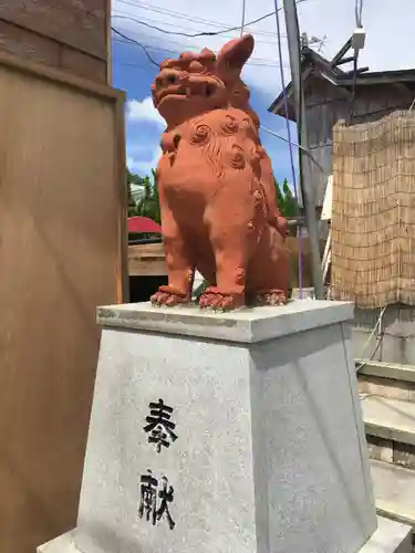 沖宮の狛犬