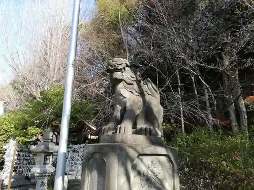 市谷亀岡八幡宮の狛犬