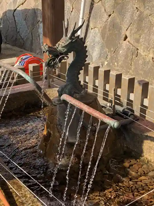 忌宮神社の手水舎