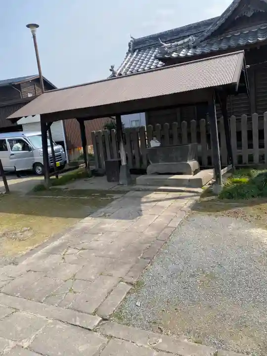 月読神社の手水舎