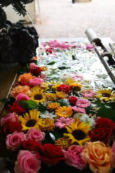 世田谷八幡宮の手水舎