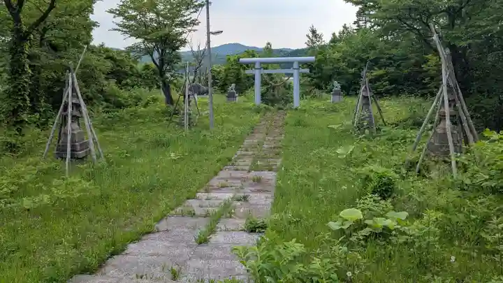 幌糠神社の庭園