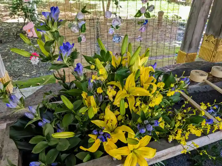 彌彦神社 (伊夜日子神社)の手水舎