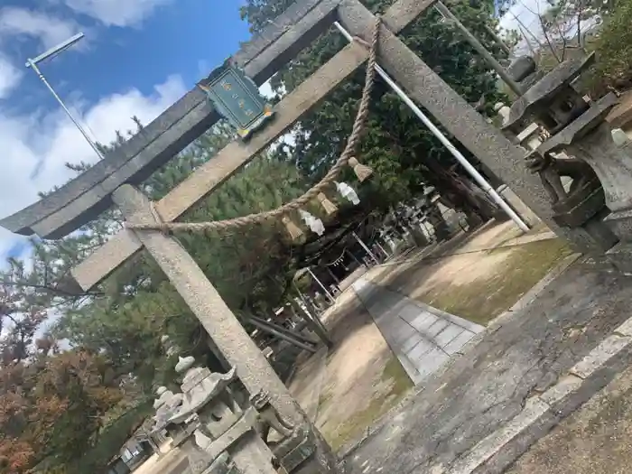 繁枝神社の鳥居