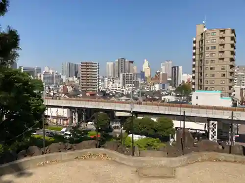 品川神社の景色