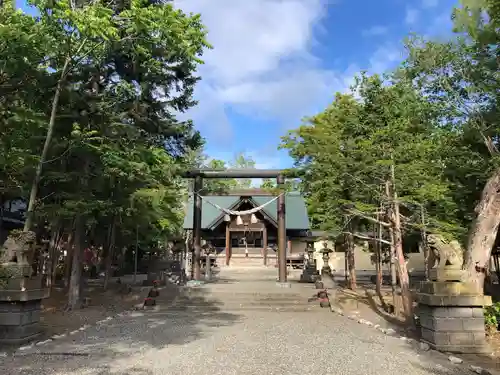 栗沢神社の鳥居