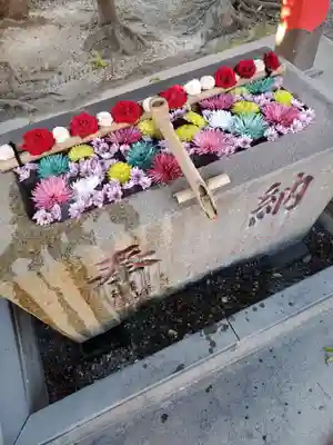 元郷氷川神社の手水舎