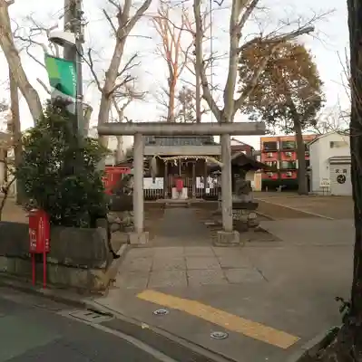 打越天神北野神社の鳥居