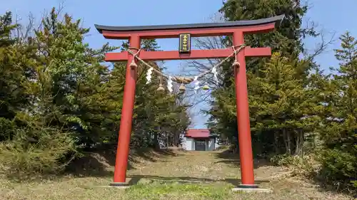 美馬牛神社の鳥居