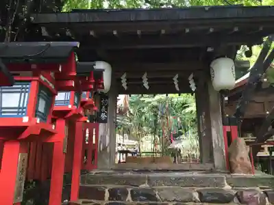 貴船神社の山門・神門