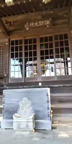 諏訪神社の本殿・本堂